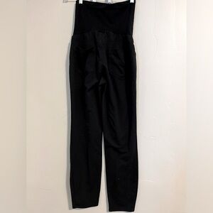 Motherhood maternity black leggings, size petite small!